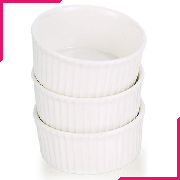 Ramekin Set 2.5 Inch 3Pcs - bakeware bake house kitchenware bakers supplies baking