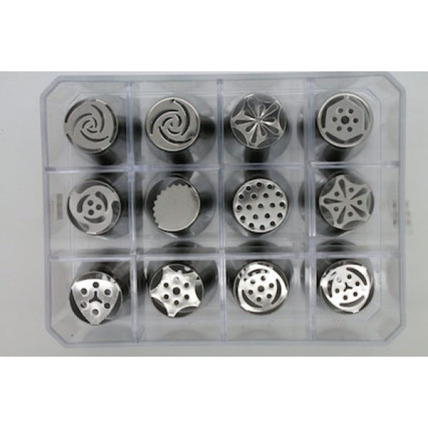 Russian Nozzle set Large - 12 pcs - bakeware bake house kitchenware bakers supplies baking