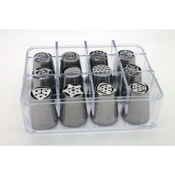 Russian Nozzle set Large - 12 pcs - bakeware bake house kitchenware bakers supplies baking
