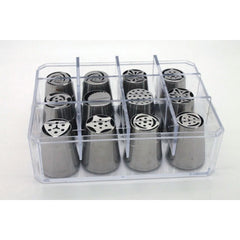 Russian Nozzle set Large - 12 pcs - bakeware bake house kitchenware bakers supplies baking