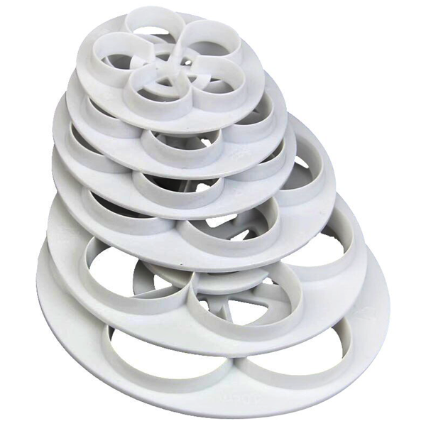 5 Petal Flower Cutter - 6 pcs - bakeware bake house kitchenware bakers supplies baking