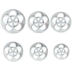 5 Petal Flower Cutter - 6 pcs - bakeware bake house kitchenware bakers supplies baking