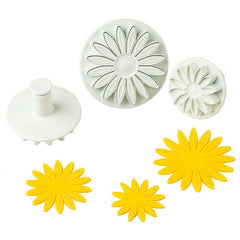 Plunge Cutter Sunflower - 3 pcs - bakeware bake house kitchenware bakers supplies baking