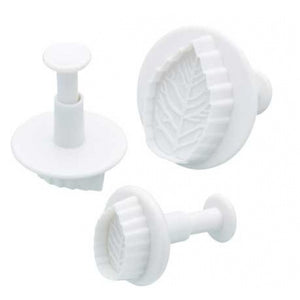 Plunge Cutter Leaf - 3 pcs - bakeware bake house kitchenware bakers supplies baking