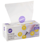 Wilton Disposable Decorating Bags 12in. - 100 Bags - bakeware bake house kitchenware bakers supplies baking