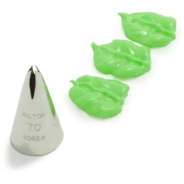 Wilton Leaf Decorating Tip #70 - bakeware bake house kitchenware bakers supplies baking