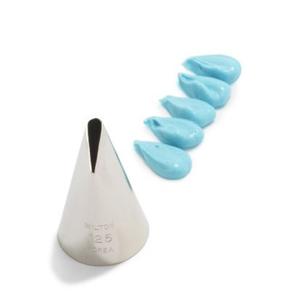 Wilton Petal Decorating Tip Large #125 - bakeware bake house kitchenware bakers supplies baking