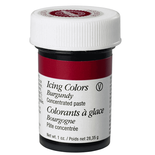 Wilton Burgundy Icing Color - bakeware bake house kitchenware bakers supplies baking