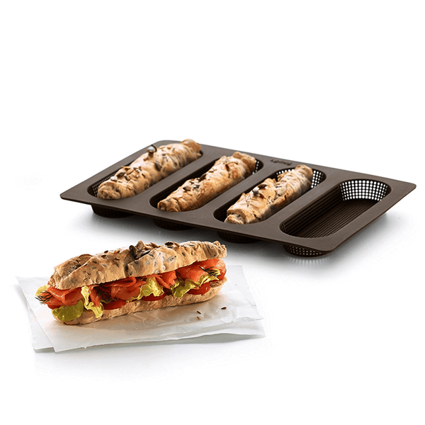 Mini Baguette 4 Cavity - bakeware bake house kitchenware bakers supplies baking