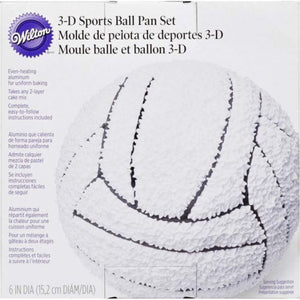 Wilton 3D Sports Ball Pan Set - bakeware bake house kitchenware bakers supplies baking