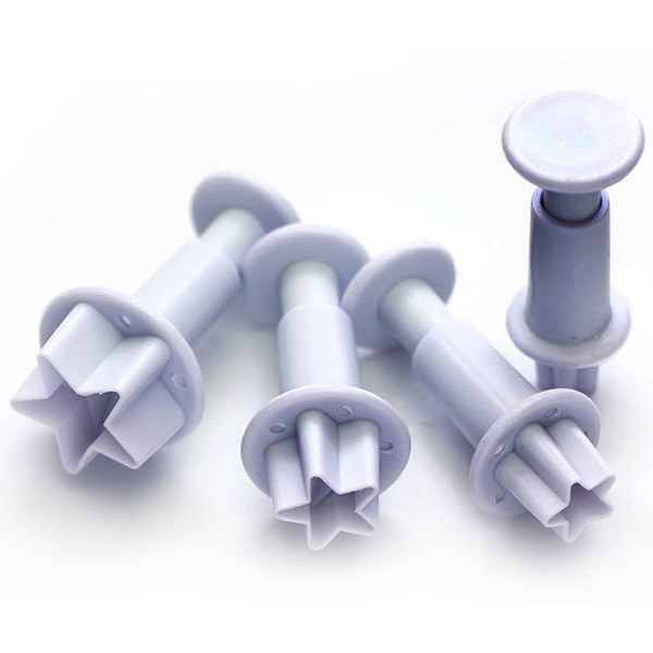 Plunge Cutter Star - 4 Pcs - bakeware bake house kitchenware bakers supplies baking