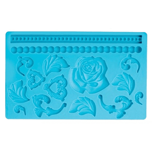 Fondant Silicone Mould Flowers & Beads - bakeware bake house kitchenware bakers supplies baking
