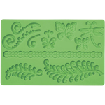 Fondant Silicone Mould Butterfly & Lace - bakeware bake house kitchenware bakers supplies baking