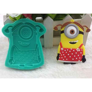 Stuart Girl Minions Silicone Mould - bakeware bake house kitchenware bakers supplies baking