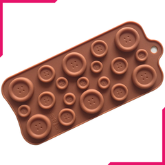 Button Shaped Silicone Mould - bakeware bake house kitchenware bakers supplies baking