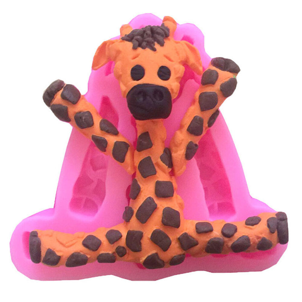 3D Silicone Baby Giraffe Fondant Mould - bakeware bake house kitchenware bakers supplies baking