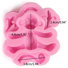 3D Silicone Baby Monkey Fondant Mould - bakeware bake house kitchenware bakers supplies baking