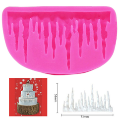 Silicone Frozen Ice Cake Fondant Mould - bakeware bake house kitchenware bakers supplies baking