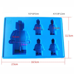 Lego Robot Silicone Mould - bakeware bake house kitchenware bakers supplies baking