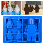 Lego Robot Silicone Mould - bakeware bake house kitchenware bakers supplies baking