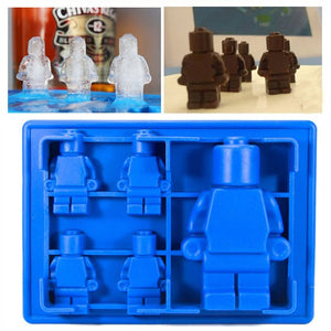 Lego Robot Silicone Mould - bakeware bake house kitchenware bakers supplies baking