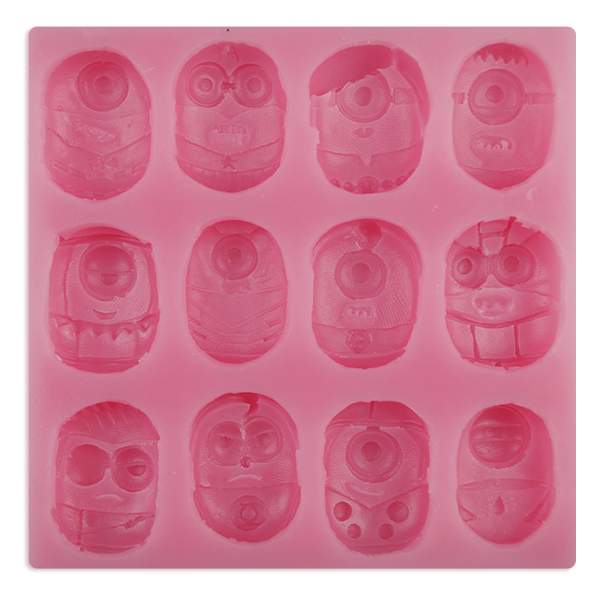 Mini Minion Silicone mould 12 Styles - bakeware bake house kitchenware bakers supplies baking