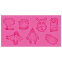 Spongebob Patrick Characters Silicone Mould - bakeware bake house kitchenware bakers supplies baking