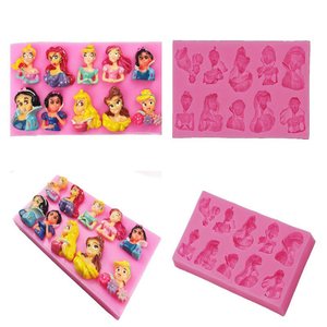 Small Princess Silicone Moulds - bakeware bake house kitchenware bakers supplies baking
