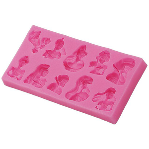 Small Princess Silicone Moulds - bakeware bake house kitchenware bakers supplies baking