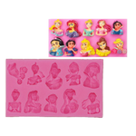 Small Princess Silicone Moulds - bakeware bake house kitchenware bakers supplies baking