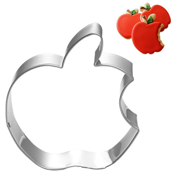 Apple Logo Cookie & Fondant Cutter - bakeware bake house kitchenware bakers supplies baking