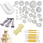 46pcs Pastry, Fondant & Cake Tools Set - bakeware bake house kitchenware bakers supplies baking