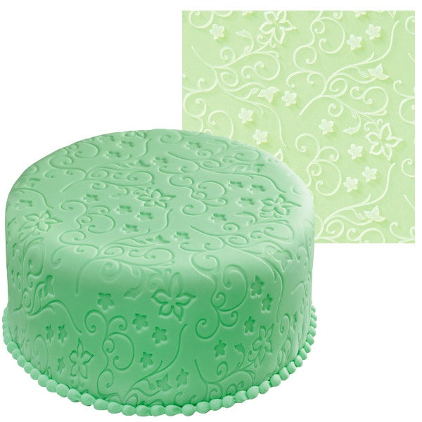 Fondant Imprint Mats -  Floral - bakeware bake house kitchenware bakers supplies baking