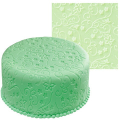 Fondant Imprint Mats -  Floral - bakeware bake house kitchenware bakers supplies baking