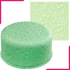 Fondant Imprint Mats -  Floral - bakeware bake house kitchenware bakers supplies baking