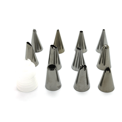 11 Nozzles/tips Set with Coupler - bakeware bake house kitchenware bakers supplies baking