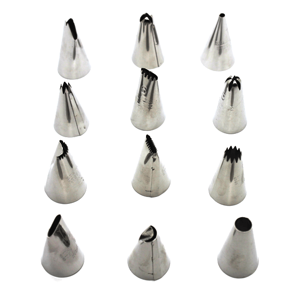 12 pcs Carded Nozzle/Tip Set - bakeware bake house kitchenware bakers supplies baking