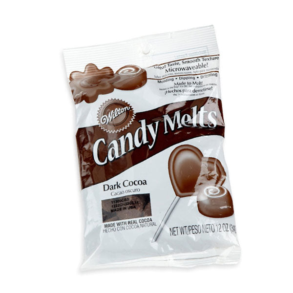 Wilton Dark Coco Candy Melts 340gms - bakeware bake house kitchenware bakers supplies baking