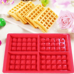 Fancy Waffle Silicone Mold - bakeware bake house kitchenware bakers supplies baking