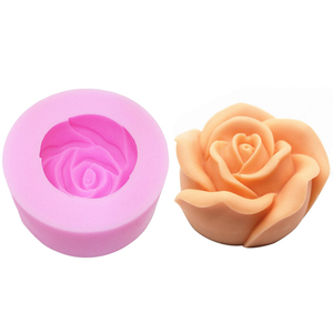 3D Silicone Mold Rose - bakeware bake house kitchenware bakers supplies baking