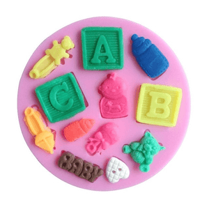 Silicone Mould Baby Toys - bakeware bake house kitchenware bakers supplies baking