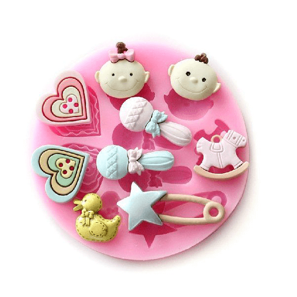 Silicone Mould Baby Shower Bakeware.pk