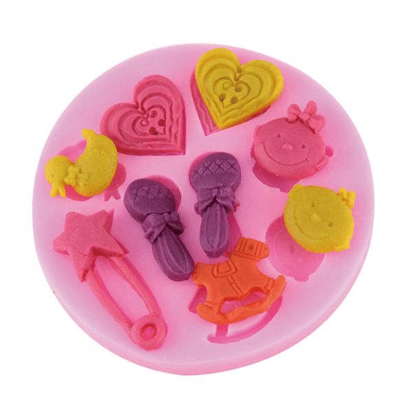 Silicone Mould Baby Shower - bakeware bake house kitchenware bakers supplies baking