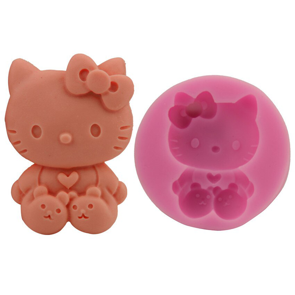 Silicone Mould Hello Kitty - bakeware bake house kitchenware bakers supplies baking
