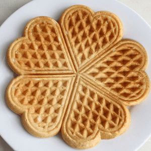 5 Cavity Heart Shaped Waffle Silicone Mould - bakeware bake house kitchenware bakers supplies baking