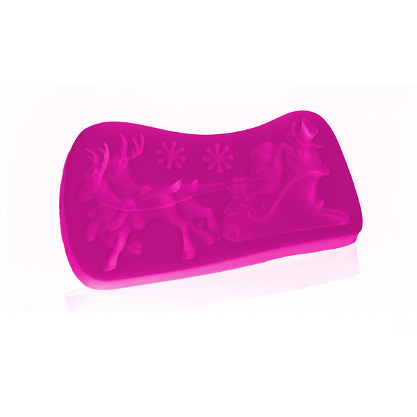 Christmas Deer Santa Silicone Mould - bakeware bake house kitchenware bakers supplies baking