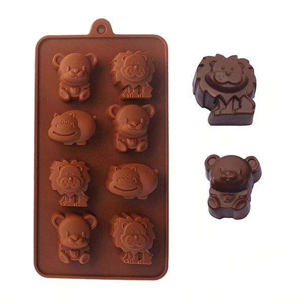 Animal Shaped Silicone Mould - bakeware bake house kitchenware bakers supplies baking