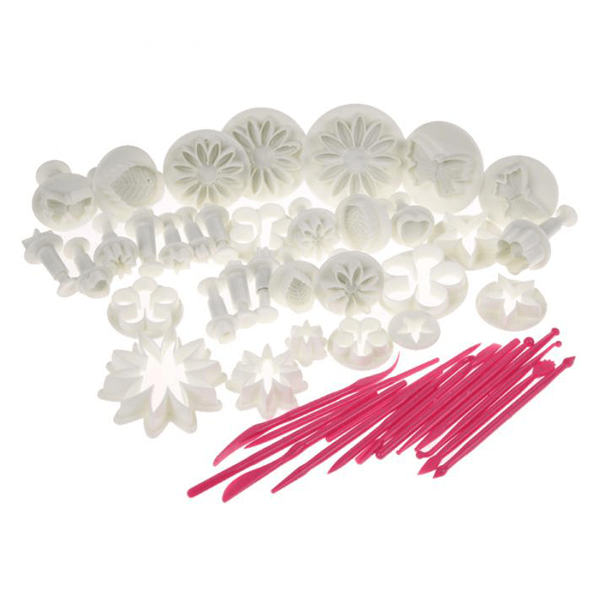 47 pcs Pastry, Fondant & Cake Tools Set - bakeware bake house kitchenware bakers supplies baking