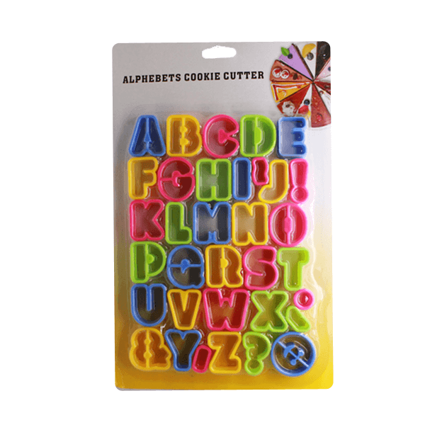 Cookie Cutter Set ABC - bakeware bake house kitchenware bakers supplies baking