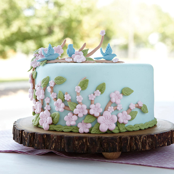 Flower Rope & Tree Fondant Silicone Mold - bakeware bake house kitchenware bakers supplies baking